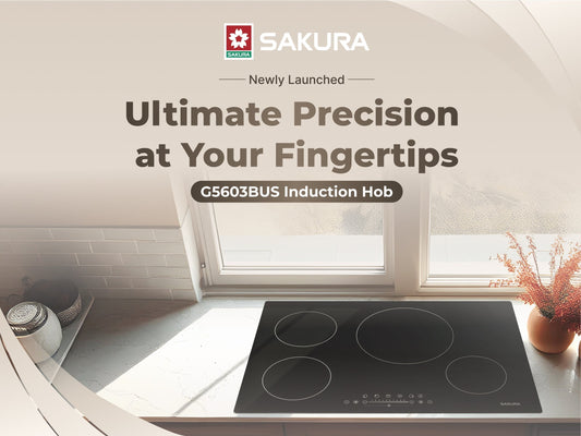 Sakura CA G-5603B Induction Hob | Ultimate Precision at Your Fingertips