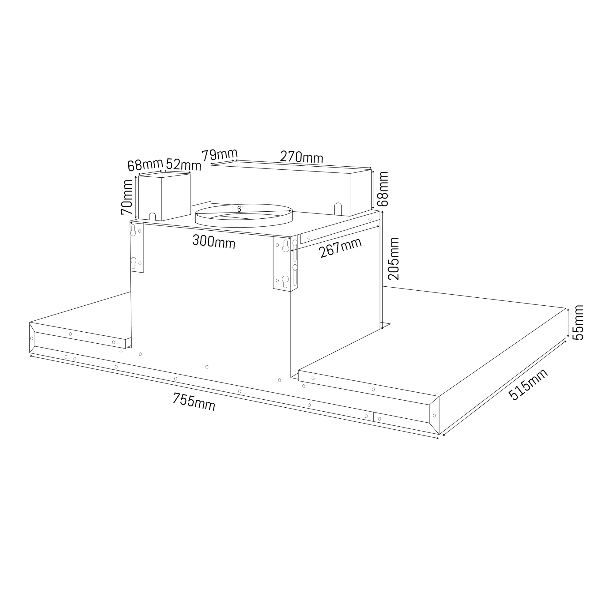 M-3000 Series Sakura 30" or 36" Wall-mount Chimney Range Hood
