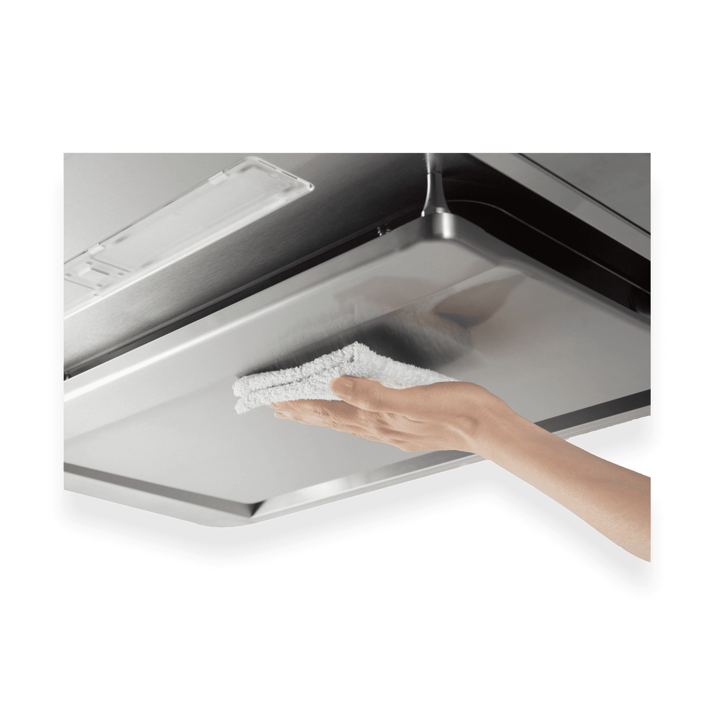 M6000 Sakura Wall-mount Chimney Range Hood Magnetic Rectification Plate integrated oil cup function