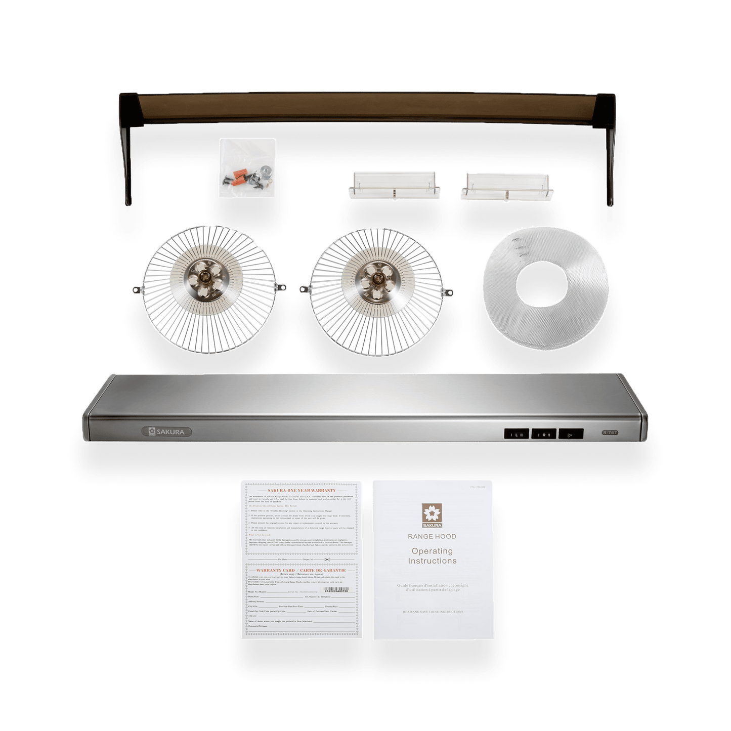 R-767 Sakura 30"or 36" Range Hood