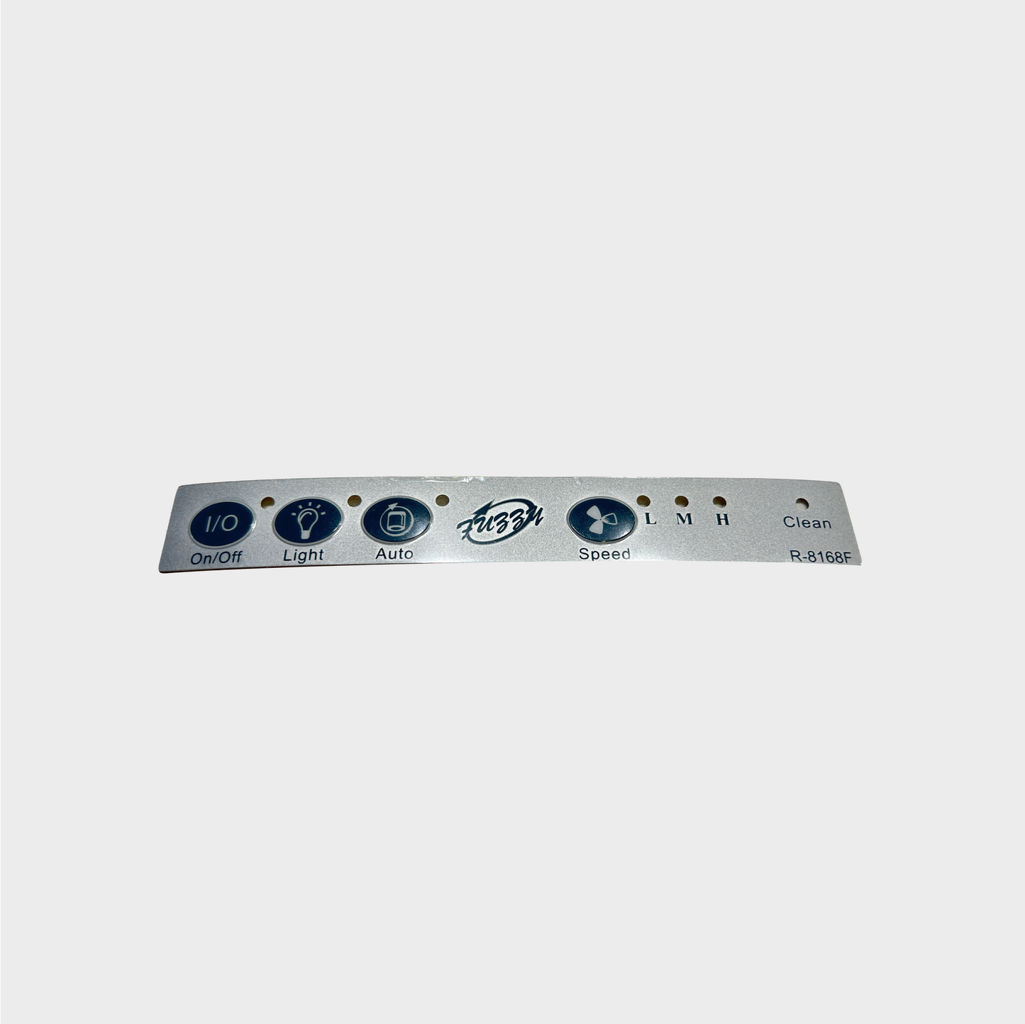 Sakura R8168F Range Hood Switch Pad Label