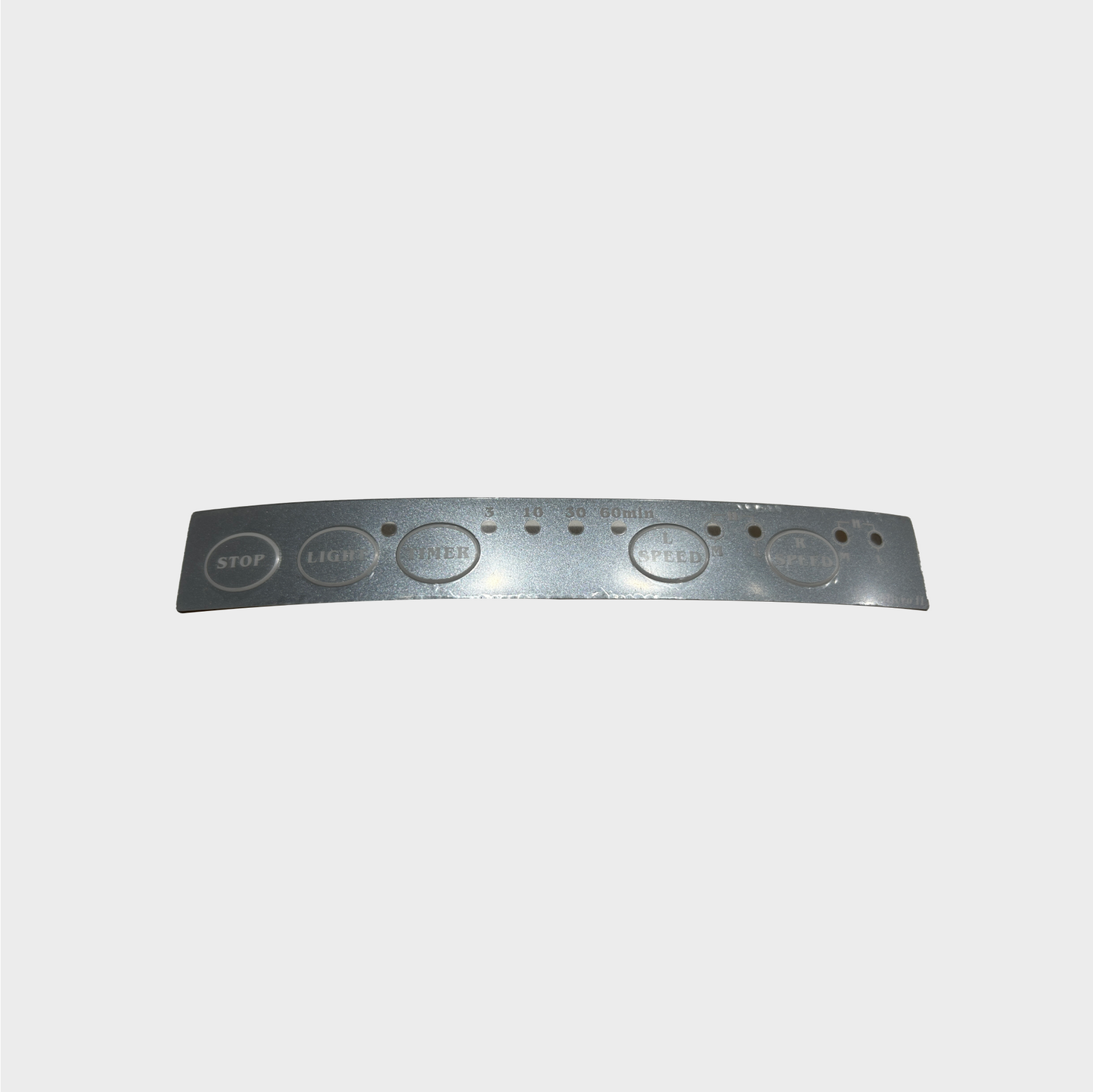 Sakura U2MII Range Hood Switch Pad Label