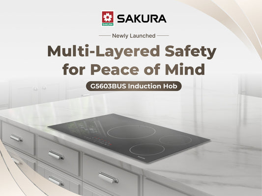 Sakura CA Induction Hob |Multi-Layered Safety for Peace of Mind