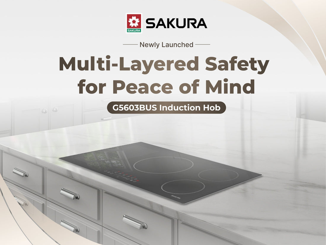 Sakura CA G-5603B Induction Hob |Multi-Layered Safety for Peace of Mind