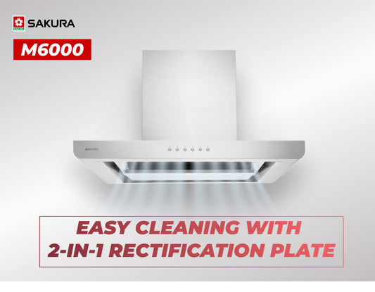 Easy Cleaning with 2-in-1 Rectification Plate | The New Chimney-style Range Hood M6000