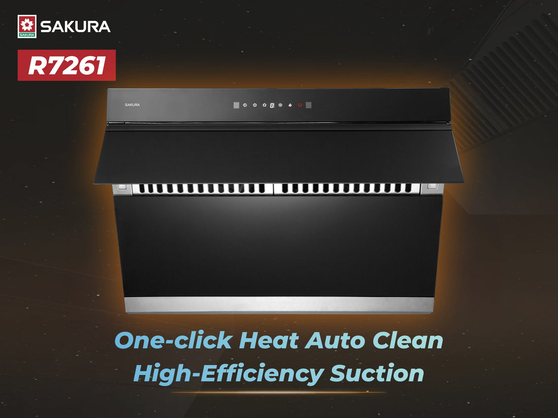 Heat Auto Clean & High-Efficiency Suction: R7261 Range Hood