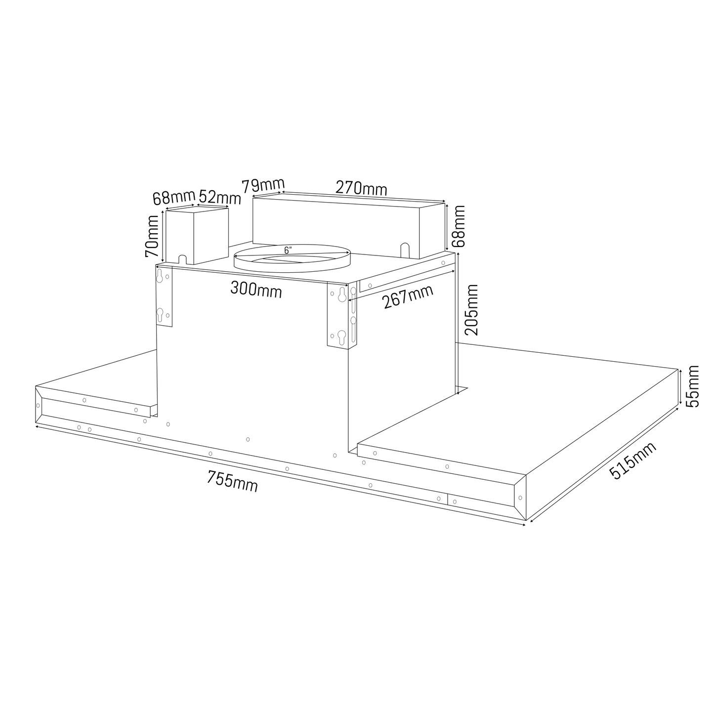 M-3000 Series Sakura 30" or 36" Range Hood