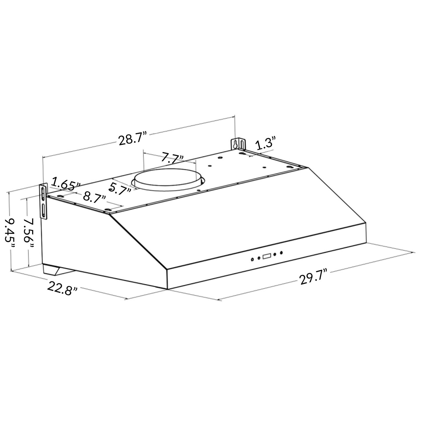 R-3312 Sakura 30" Range Hood