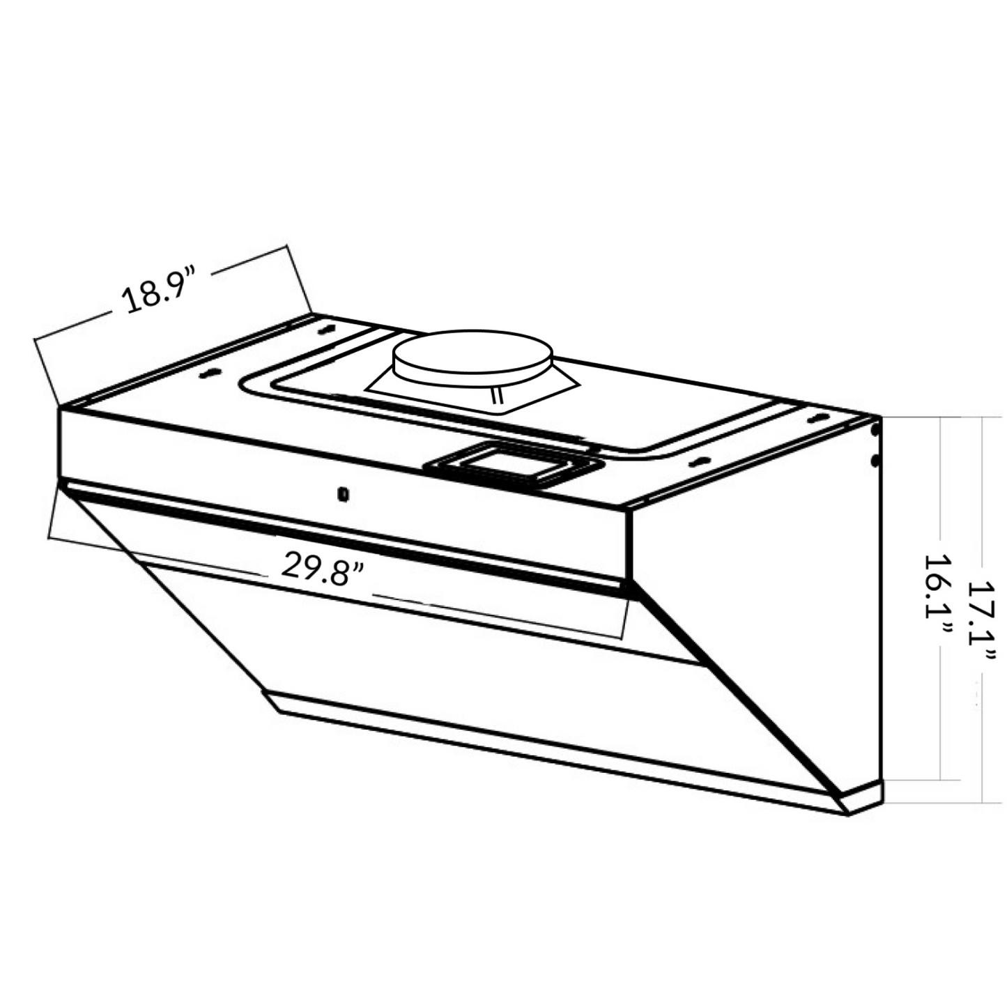 R-7261 Sakura 30" Range Hood