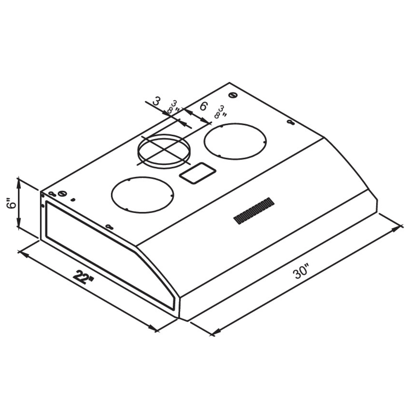 R-727II Series Sakura 30" Range Hood