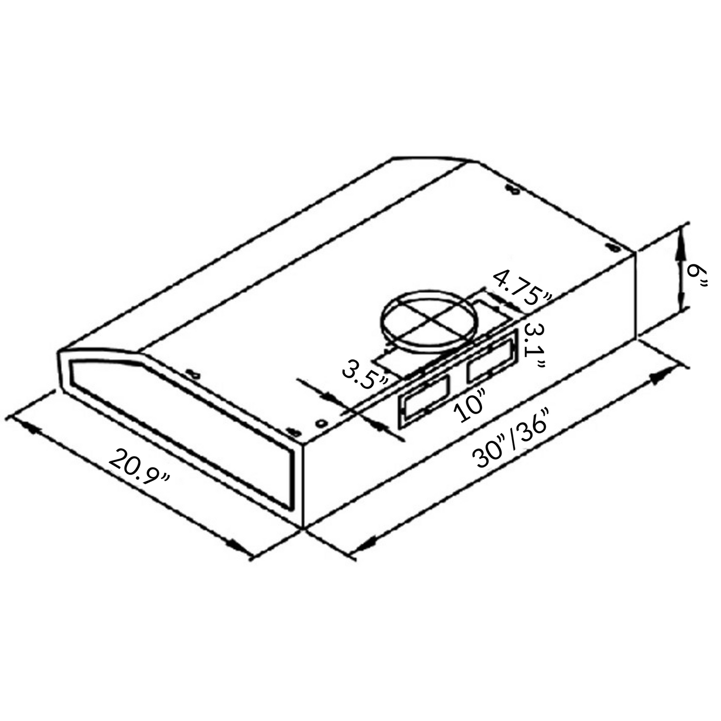 R-8168F Sakura 30"or 36" Range Hood