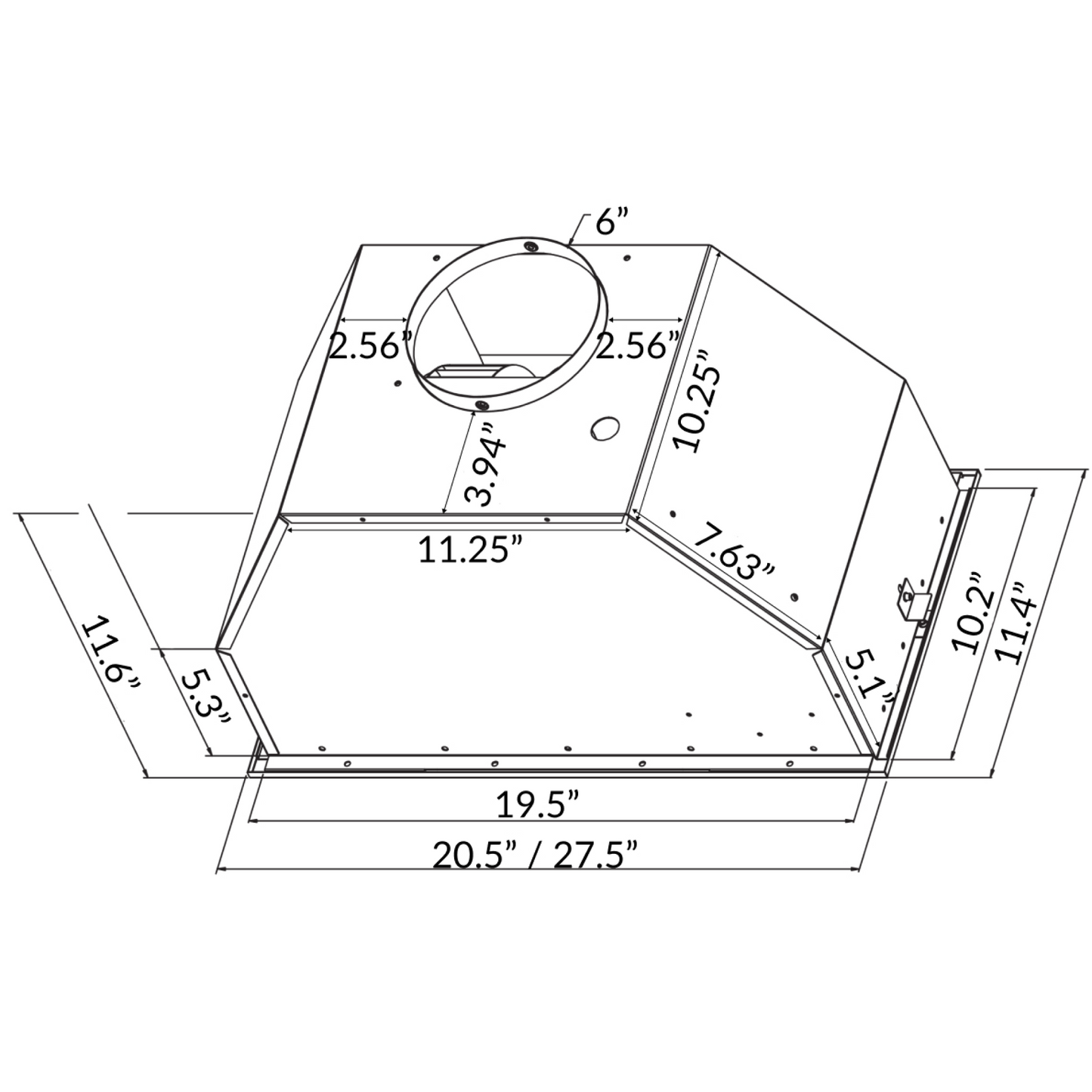 SA-390L Sakura 24" or 30" Range Hood